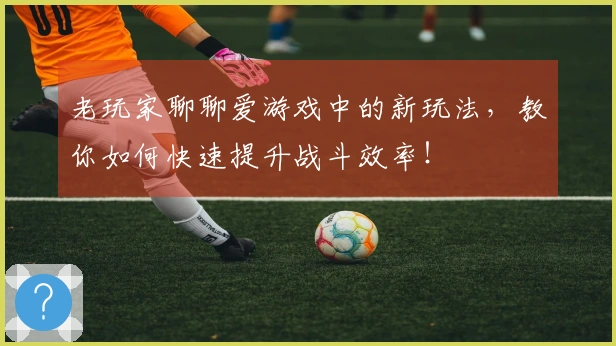 老玩家聊聊爱游戏中的新玩法，教你如何快速提升战斗效率！
